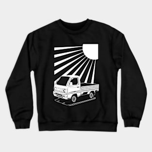 Jdm carry legend white print Crewneck Sweatshirt